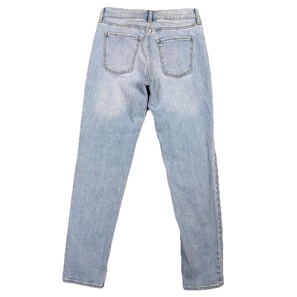 Old‎ Navy Mid Rise Wow Boyfriend Jeans Womens 2 Light Wash Stretch - Picture 3 of 9